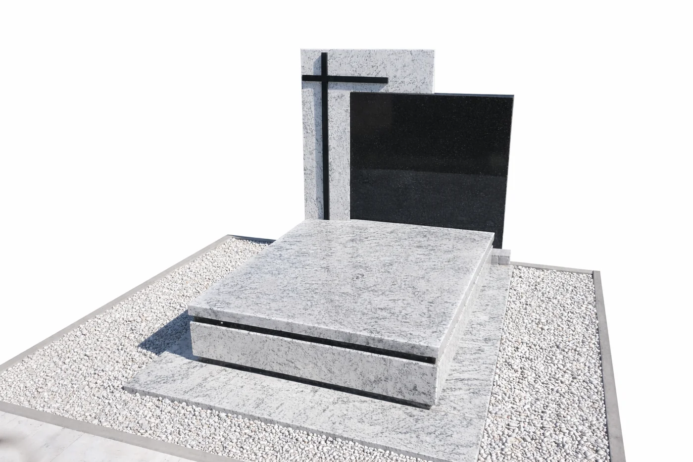 Nagrobek poszerzany / podwójny - realizacja Kamieniarstwo Korzeniowski